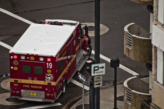 Ambulance, Downtown Jacksonville, Florida